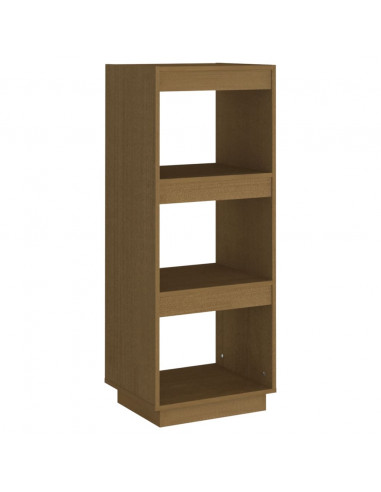 Libreria/Divisorio Marrone Miele in Legno Massello di Pino