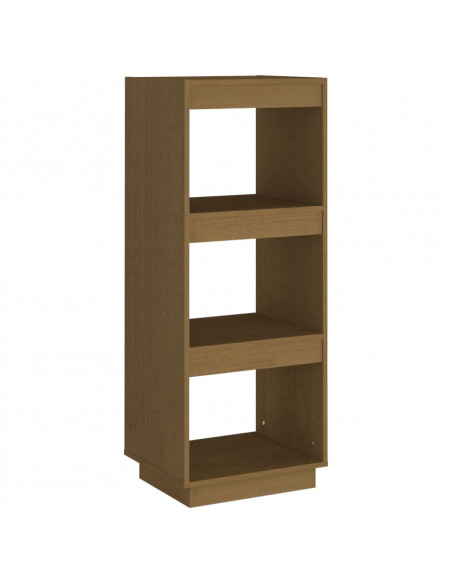 Libreria/Divisorio Marrone Miele in Legno Massello di Pino