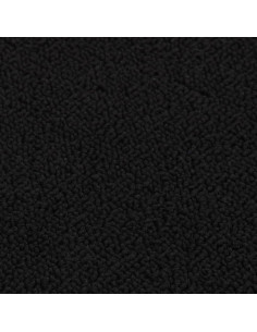 Tappetini per Scale Antiscivolo 15 pz 75x20cm Neri Rettangolari