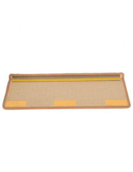 Tappetini per Scale Autoadesivi 10 pz 65x21x4 cm Beige