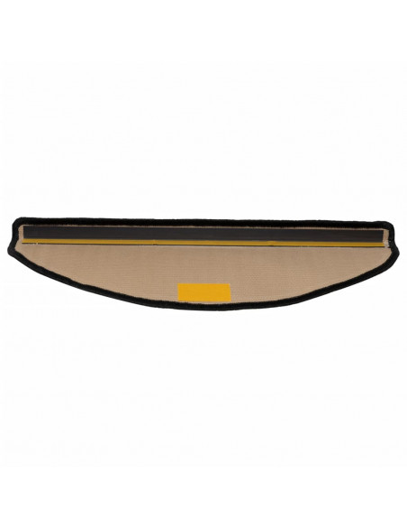 Tappetini per Scale Autoadesivi 10 pz 65x21x4 cm Nero e Grigio