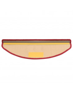 Tappetini per Scale Autoadesivi 10 pz 65x21x4 cm Rossi