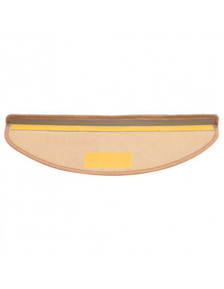 Tappetini per Scale Autoadesivi 5 pz 65x21x4 cm Beige