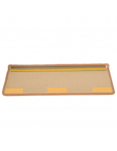 Tappetini per Scale Autoadesivi 5 pz 65x21x4 cm Beige
