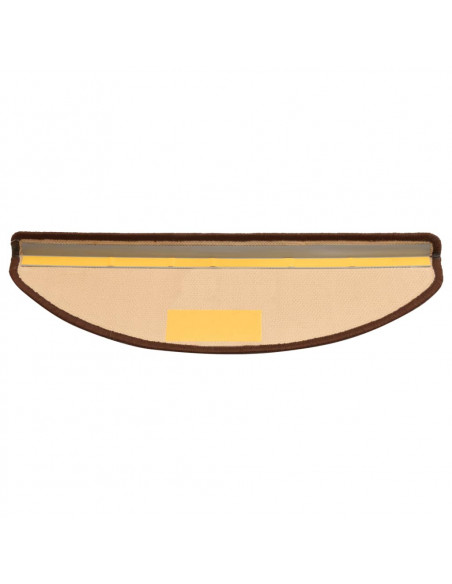 Tappetini per Scale Autoadesivi 5 pz 65x21x4 cm Marroni