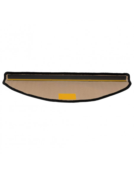 Tappetini per Scale Autoadesivi 5 pz 65x21x4 cm Nero e Grigio
