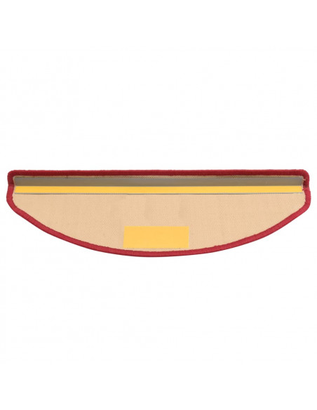 Tappetini per Scale Autoadesivi 5 pz 65x21x4 cm Rossi