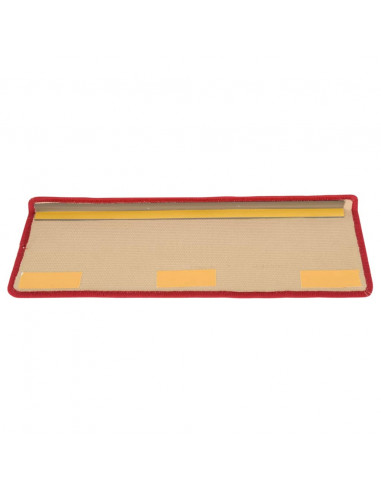 Tappetini per Scale Autoadesivi 5pz 65x21x4 cm Rossi