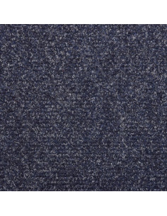 Tappetini per Scale Tessuto Agugliato 15 pz 65x21x4 cm Blu