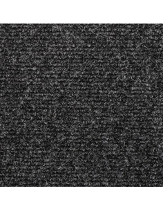 Tappetini per Scale Tessuto Agugliato 15 pz 65x21x4 cm Grigi