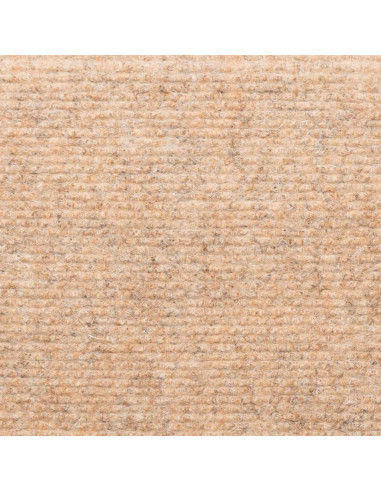 Tappetini per Scale Tessuto Agugliato 15 pz 65x21x4 cm Marroni