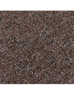 Tappetini Scale 15 pz 60x25 cm Marroni Antiscivolo Rettangolari