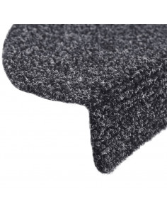 Tappetini Scale Adesivi 5 pz 56x17x3 cm Grigio Scuro Agugliati