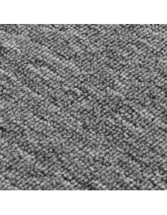 Tappetini Scale Antiscivolo 15 pz 75x20 cm Grigi Rettangolari