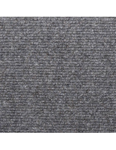 Tappetini Scale Tessuto Agugliato 15 pz 65x21x4cm Grigio Chiaro