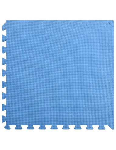 Tappetino a Incastro 6 pz 2,16 m² in Schiuma EVA Blu