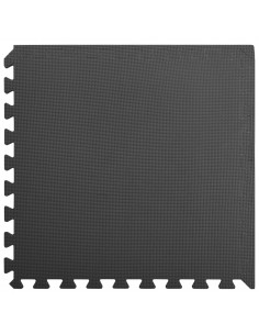 Tappetino a Incastro 6 pz 2,16 m² in Schiuma EVA Nera