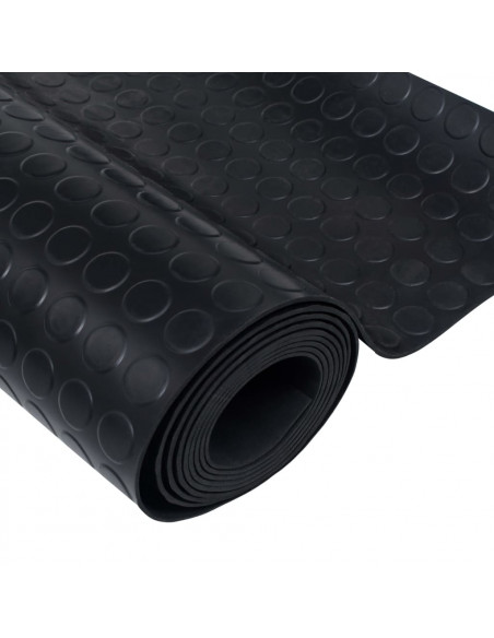 Tappetino Antiscivolo in Gomma 1,5x4 m 3 mm a Pois