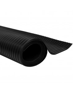 Tappetino Antiscivolo in Gomma 2 x 1 m a Battistrada Ampio