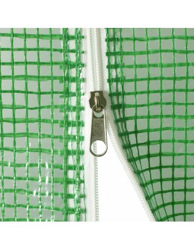 Serra con Telaio in Acciaio Verde 54 m² 18x3x2 m