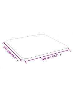 Tappetino per Laminato o Moquette 120x115 cm in PVC