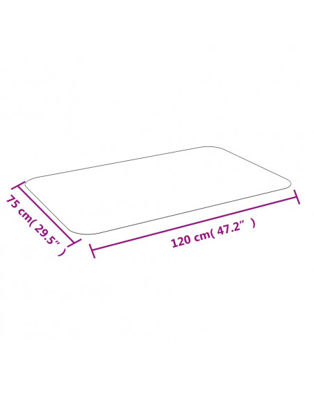 Tappetino per Laminato o Moquette 75 cm x 120 cm