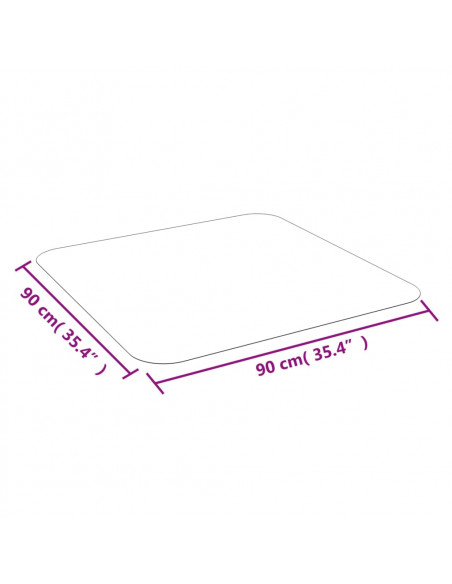 Tappetino per Laminato o Moquette 90 cm x 90 cm