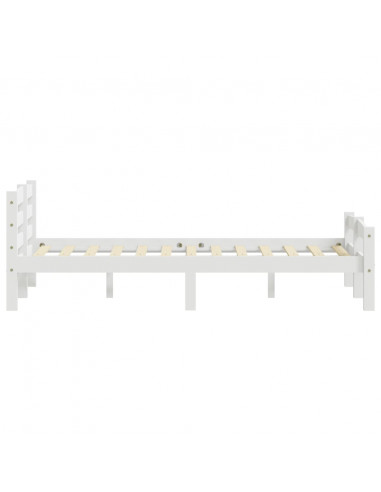 Giroletto Bianco in Legno Massello di Pino 120x200 cm