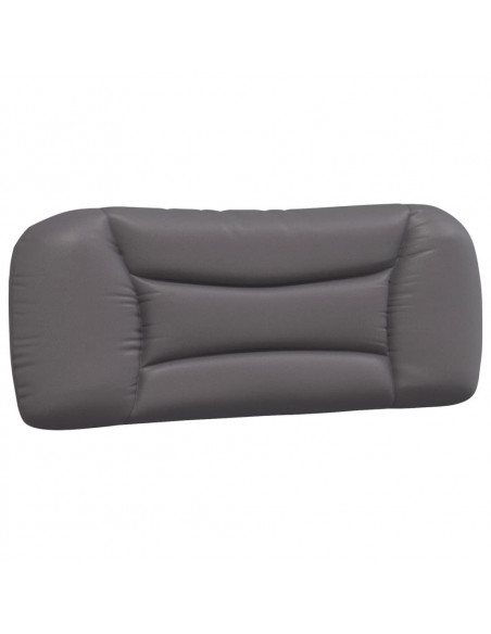 Letto Materasso Grigio 100x200 cm in Similpelle