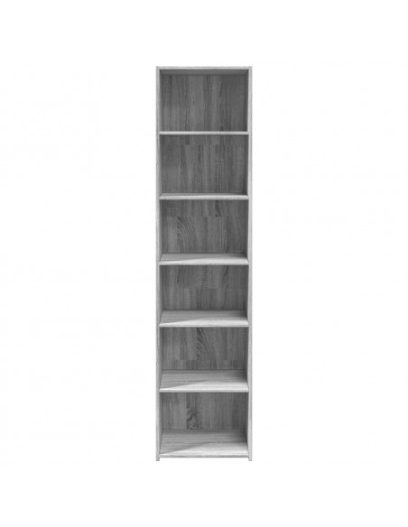 Credenza Grigio Sonoma 45x41x185 cm in Legno Multistrato