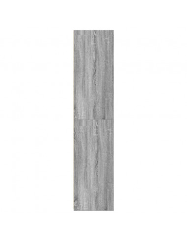 Credenza Grigio Sonoma 45x41x185 cm in Legno Multistrato