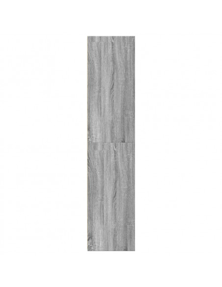 Credenza Grigio Sonoma 45x41x185 cm in Legno Multistrato