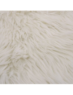 Tappeto in Similpelle di Pecora 60x90 cm Bianco