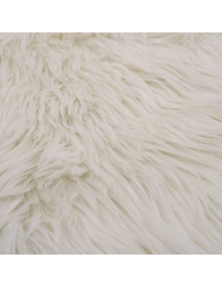 Tappeto in Similpelle di Pecora 60x90 cm Bianco
