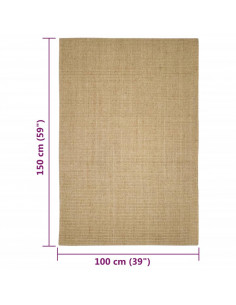 Tappeto in Sisal per Tiragraffi 100x150 cm