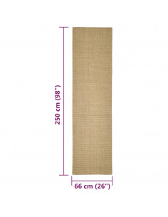 Tappeto in Sisal per Tiragraffi 66x250 cm