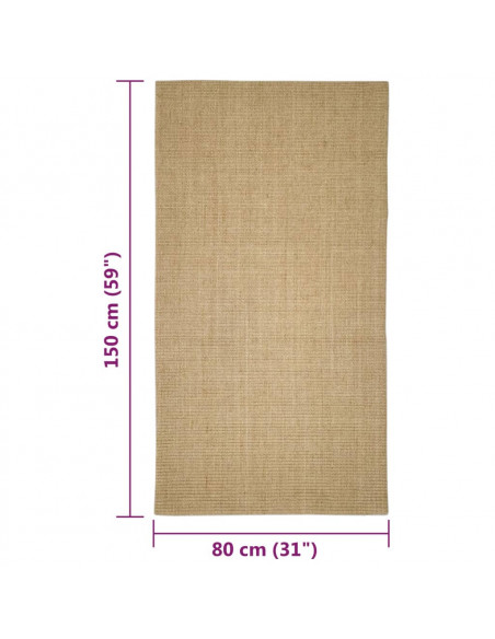 Tappeto in Sisal per Tiragraffi 80x150 cm