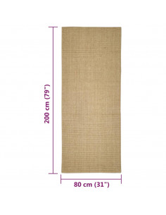 Tappeto in Sisal per Tiragraffi 80x200 cm