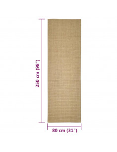 Tappeto in Sisal per Tiragraffi 80x250 cm