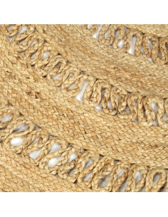 Tappeto Lavorato a Mano in Juta Intrecciata 180 cm