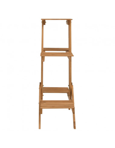 Piedistallo per Piante 83x25x83 cm in Legno di Abete