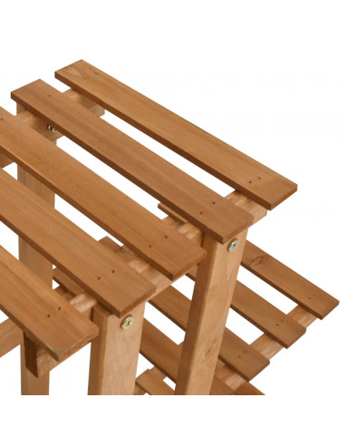 Piedistallo per Piante 83x25x83 cm in Legno di Abete