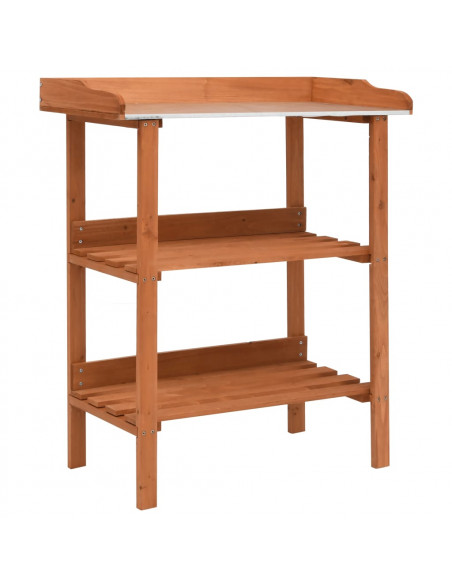 Supporto per Piante 76x37x89 cm in Legno di Abete