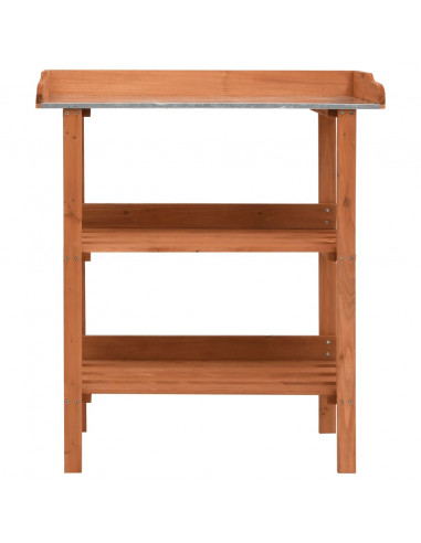 Supporto per Piante 76x37x89 cm in Legno di Abete