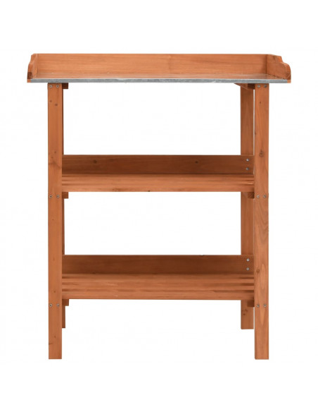 Supporto per Piante 76x37x89 cm in Legno di Abete