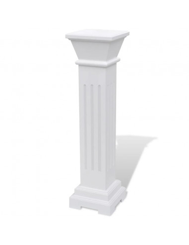 Supporto piante forma pilastro classico quadrato MDF