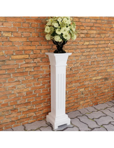 Supporto piante forma pilastro classico quadrato MDF