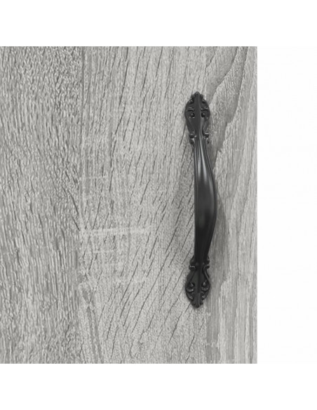 Credenza Grigio Sonoma 69,5x34x180 cm in Legno Multistrato