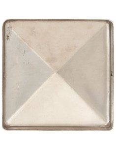 Tappi per Pali a Piramide 6 pz in Acciaio Inox 71x71 mm