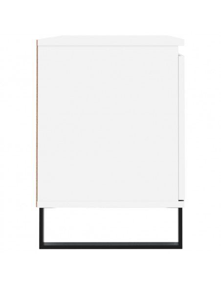 Mobile Porta TV Bianco 104x35x50 cm in Legno Multistrato